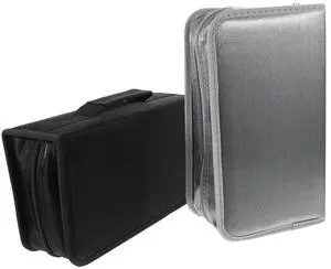 2Pcs Dvd Bag Cd Holder Case Disc Organizer Zipper Cd Pouch for Movies Gamers Djs Slim Dvd Cases 2Pcs Dvd Bag Cd Holder Case Disc Organizer Zipper Cd Pouch for Movies Gamers Djs Slim Dvd Cases