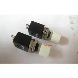 For DS-410 Push Button Switch 3A125VAC 2 Pin Reset, Jog Switch, Normally Open For DS-410 Push Button Switch 3A125VAC 2 Pin Reset, Jog Switch, Normally Open