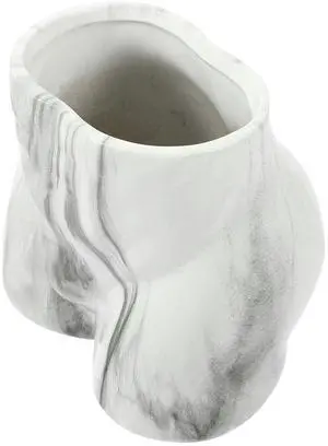 Ceramic Flower Vase Tabletop Decorative Marble Pattern Vase Home Office Desk Floral Arrangement Holder Dried Flower Display Ceramic Flower Vase Tabletop Decorative Marble Pattern Vase Home Office Desk Floral Arrangement Holder Dried Flower Display