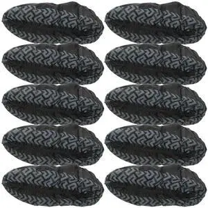 100Pcs Disposable Black Shoe Covers Thickened Non Woven Breathable Anti Slip Shoe Protector for Home Office Travel 100Pcs Disposable Black Shoe Covers Thickened Non Woven Breathable Anti Slip Shoe Protector for Home Office Travel