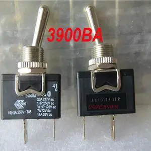 For ARCOLECTRIC 3900BA toggle switch 2-pin 2-position rocker arm power switch 20A For ARCOLECTRIC 3900BA toggle switch 2-pin 2-position rocker arm power switch 20A