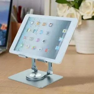 Adjustable Foldable Phone Stand Sturdy l Rubber Construction Stable Tabletop Tablet Holder Rotation Design for Desk Adjustable Foldable Phone Stand Sturdy l Rubber Construction Stable Tabletop Tablet Holder Rotation Design for Desk