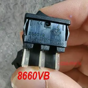 For ARCOLECTRIC H8660VBAAT boat-shaped toggle switch DPDT 250V10A H8660VB 8660VB 6A For ARCOLECTRIC H8660VBAAT boat-shaped toggle switch DPDT 250V10A H8660VB 8660VB 6A