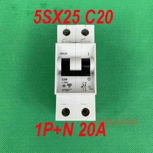 For 5SX25 C20 1P+N 20A Single-phase Circuit Breaker Air Switch For 5SX25 C20 1P+N 20A Single-phase Circuit Breaker Air Switch