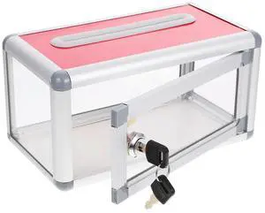 Premium Aluminum Business Card Holder Box for Desk Large Capacity Secure Lock Seal Simple Elegant Design Cards Organizer Office Premium Aluminum Business Card Holder Box for Desk Large Capacity Secure Lock Seal Simple Elegant Design Cards Organizer Office