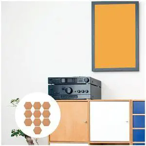 10Pcs Eco-Friendly Natural Cork Message Board Set Hexagon Photo Wall Bulletin Board for Coffee Shop Meeting Room School Office 10Pcs Eco-Friendly Natural Cork Message Board Set Hexagon Photo Wall Bulletin Board for Coffee Shop Meeting Room School Office