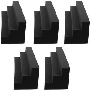 5Pcs Lightweight Corner Acoustic Foam Panels Bass Trap Sound Absorbing Foam for Studio Sound Insulation Noise Reduction 5Pcs Lightweight Corner Acoustic Foam Panels Bass Trap Sound Absorbing Foam for Studio Sound Insulation Noise Reduction
