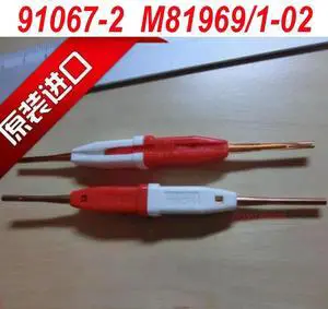 For TE/AMP 91067-2 M81969/1-02 Red and white l insertion Tool Needle remover Size: 20 For TE/AMP 91067-2 M81969/1-02 Red and white l insertion Tool Needle remover Size: 20