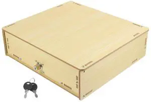 Multi-Functional Wooden Cash Drawer Tray Divided Money Box for Business Counters Retail Supermarket Desktop Cash Multi-Functional Wooden Cash Drawer Tray Divided Money Box for Business Counters Retail Supermarket Desktop Cash