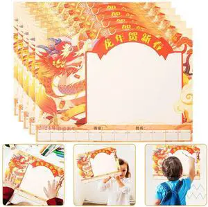 Dragon Year 2024 Coloring Calendar 25 Pages Hand Painting Wall Calendar for Kids Adults DIY Artistic Decorative Memo Planner Dragon Year 2024 Coloring Calendar 25 Pages Hand Painting Wall Calendar for Kids Adults DIY Artistic Decorative Memo Planner