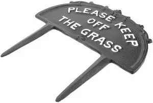 1pc Grass Protection Sign Premium Iron Warning Stake For Lawn Decor Keep Off The Grass l Sign Outdoor Safety Marker 1pc Grass Protection Sign Premium Iron Warning Stake For Lawn Decor Keep Off The Grass l Sign Outdoor Safety Marker