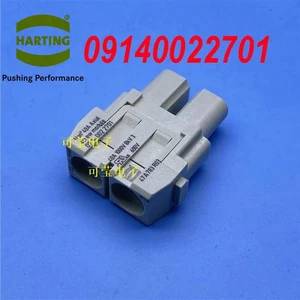 For HARTING 09140022701 Heavy-duty connector 2-core 40A2 pin screws for quick connection 1 Pcs For HARTING 09140022701 Heavy-duty connector 2-core 40A2 pin screws for quick connection 1 Pcs