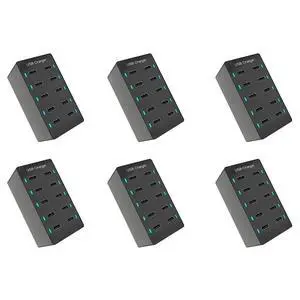 6X 50W USB Multiport Fast Charge Hub 10Port Fast Charge Charging Desktop Dock B 6X 50W USB Multiport Fast Charge Hub 10Port Fast Charge Charging Desktop Dock B