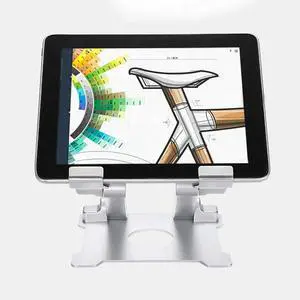 Desktop l Phone Holder Silver Vertical Horizontal Adjustable Stand Base Bracket Tablet Support for Home Office Desktop l Phone Holder Silver Vertical Horizontal Adjustable Stand Base Bracket Tablet Support for Home Office