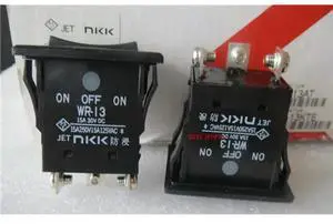 For NKK WR-13 15A25 Power Supply Ship Switch 3 Pin 3 Gear Rocker Arm Switch 0V For NKK WR-13 15A25 Power Supply Ship Switch 3 Pin 3 Gear Rocker Arm Switch 0V
