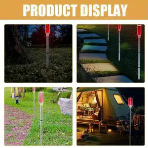5 Pcs Lights Outdoor Solar for Walkway Flashing Barricade Lamp Garden Driveway Exterior 5 Pcs Lights Outdoor Solar for Walkway Flashing Barricade Lamp Garden Driveway Exterior