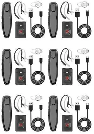 6X Walkie Talkie Bluetooth PTT Headset Earpiece Hands-Free K Plug For Kenwood Microphone Headset BF-88 6X Walkie Talkie Bluetooth PTT Headset Earpiece Hands-Free K Plug For Kenwood Microphone Headset BF-88