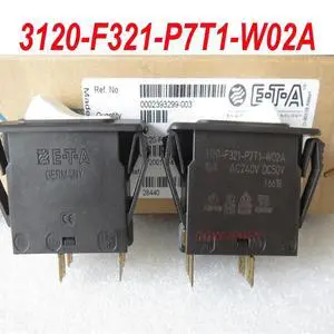 For 120-F321-P7T1-W02A imported German ETA power supply 4-pin boat-shaped rocker circuit breaker switch 10A For 120-F321-P7T1-W02A imported German ETA power supply 4-pin boat-shaped rocker circuit breaker switch 10A