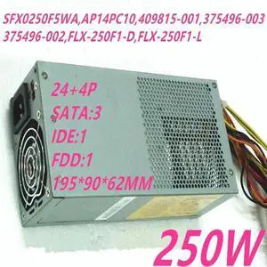 PSU 250W SFX0250F5WA AP14PC10 409815-001 375496-003 FLX-250F1-D FLX-250F1-L PSU 250W SFX0250F5WA AP14PC10 409815-001 375496-003 FLX-250F1-D FLX-250F1-L