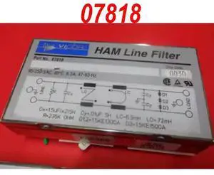 90% Genuine For PartNo.07818 95-250VAC HAM LINE FILTER 6.3A Power Supply 1 Pcs 90% Genuine For PartNo.07818 95-250VAC HAM LINE FILTER 6.3A Power Supply 1 Pcs