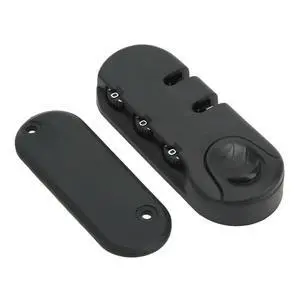 Luggage Lock 3 Digits Zinc Alloy Lock Catch Plastic Frosted Appearance Black Suitcase Password Security Lock Luggage Lock 3 Digits Zinc Alloy Lock Catch Plastic Frosted Appearance Black Suitcase Password Security Lock