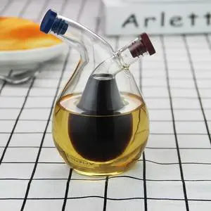 Kitchen Two-in-One Oil Dispenser Design Vinegar Cruet Olive can Oil Pourer Condiment Dispenser Bottle Kitchen Two-in-One Oil Dispenser Design Vinegar Cruet Olive can Oil Pourer Condiment Dispenser Bottle