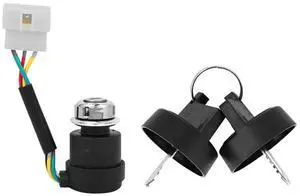Ignition Key Switch with 2 Keys for 178F/186F Cooled Engine Tiller Start Switch Ignition Key Switch with 2 Keys for 178F/186F Cooled Engine Tiller Start Switch