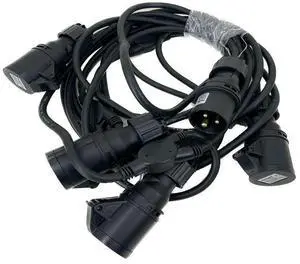 1 Split 4 Extended Power Cable 2.5mm2 For Waterproof Moving Head Beam Light 1 Split 4 Extended Power Cable 2.5mm2 For Waterproof Moving Head Beam Light