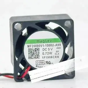5pcs for MF20080V1-1000U-A99 2008 2CM 5V 0.72W Micro Cooling Fan 5pcs for MF20080V1-1000U-A99 2008 2CM 5V 0.72W Micro Cooling Fan