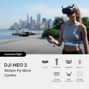 DJI Neo 2 4K Drone Fly More Combo with RC-N3 Remote Controller Fly More Combo Motion DJI Neo 2 4K Drone Fly More Combo with RC-N3 Remote Controller Fly More Combo Motion