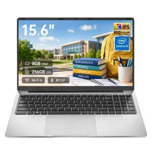 15.6" FHD IPS Laptop, 8GB RAM 256GB SSD, 4-Core Celeron N3450, Work Laptop Computer, USB 3.0, Win 11, Wi-Fi 5, BT5, Numpad, for Home Student and Business 15.6" FHD IPS Laptop, 8GB RAM 256GB SSD, 4-Core Celeron N3450, Work Laptop Computer, USB 3.0, Win 11, Wi-Fi 5, BT5, Numpad, for Home Student and Business