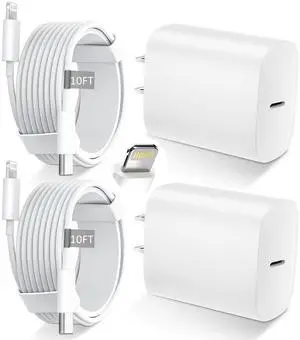 iPhone 14 13 12 11 Charger Fast Charging 20W USB C Charger Type C Charger Fast Charging Block with 10FT Long USB C to Lightning Cable for iPhone 14/13/12/12 Pro Max/11/Xs Max/XR/X 2 Pack iPhone 14 13 12 11 Charger Fast Charging 20W USB C Charger Type C Charger Fast Charging Block with 10FT Long USB C to Lightning Cable for iPhone 14/13/12/12 Pro Max/11/Xs Max/XR/X 2 Pack