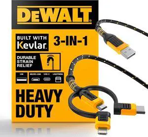 Heavy Duty 3 in 1 Multi Charging Cord 6ft Fast Charger Cord Multi Charger Adapter with Lightning/Type C/Micro USB Port for iPhones/ Galaxy/PS/Tablets/More Heavy Duty 3 in 1 Multi Charging Cord 6ft Fast Charger Cord Multi Charger Adapter with Lightning/Type C/Micro USB Port for iPhones/ Galaxy/PS/Tablets/More