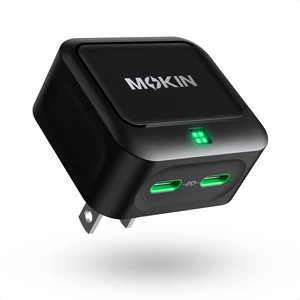 USB C Charger Block 45W Dual Port Flat Wall Charger Fast Charging Block USB C Charger Block 45W Dual Port Flat Wall Charger Fast Charging Block