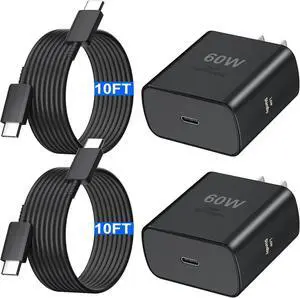 Super Fast Charger Type C 60W USB C Fast Charger Block with 10FT Extra Long Type-C Charging Cord-Super Fast Charging 3.0 for Galaxy S26 Ultra/S26/S26+/S25 /S24/S23 Ultra/iPhone 17/16/15 Super Fast Charger Type C 60W USB C Fast Charger Block with 10FT Extra Long Type-C Charging Cord-Super Fast Charging 3.0 for Galaxy S26 Ultra/S26/S26+/S25 /S24/S23 Ultra/iPhone 17/16/15