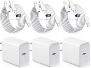iPhone 17 16 15 Charger Fast Charging iPhone Charger 20W USB C Charger Block Type C Chargers 3 Pack 10FT Cord for iPhone 17/17 Plus/17 Pro/17 Pro Max/16/16 Plus/16 Pro Max/15 Pro Max/14Max iPhone 17 16 15 Charger Fast Charging iPhone Charger 20W USB C Charger Block Type C Chargers 3 Pack 10FT Cord for iPhone 17/17 Plus/17 Pro/17 Pro Max/16/16 Plus/16 Pro Max/15 Pro Max/14Max