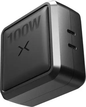 XGrid X100: 100W USB-C Charger Dual Port GaN Power Adapter with PD 3.0 QC 4.0+ and PPS Fast Charging with Smart Power Distribution Foldable Wall Plug UL Listed XGrid X100: 100W USB-C Charger Dual Port GaN Power Adapter with PD 3.0 QC 4.0+ and PPS Fast Charging with Smart Power Distribution Foldable Wall Plug UL Listed