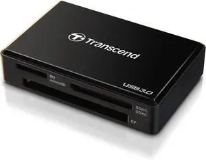 USB 3.0 Super Speed Multi-Card Reader for SD/SDHC/SDXC/MS/CF Cards (TS-RDF8K) Black USB 3.0 Super Speed Multi-Card Reader for SD/SDHC/SDXC/MS/CF Cards (TS-RDF8K) Black