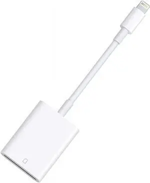 MFi Certified Lightning to SD Card Camera Reader for iPhone iPad | SD Card Reader Memory Card Reader Trail Camera Viewer SD Card Adapter for iPhone 14 13 12 11 XS XR X 8 Plug and Play MFi Certified Lightning to SD Card Camera Reader for iPhone iPad | SD Card Reader Memory Card Reader Trail Camera Viewer SD Card Adapter for iPhone 14 13 12 11 XS XR X 8 Plug and Play