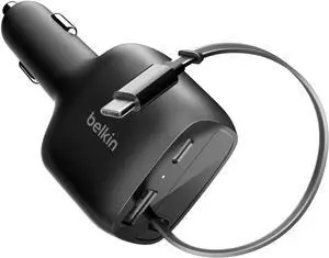 USB C Car Charger 75W w/ 30in USB C Retractable Charger Compatible with iPhone 17 & 16 Series Galaxy S26 Series AirPods Tablet MacBook Chromebook USB C Car Charger 75W w/ 30in USB C Retractable Charger Compatible with iPhone 17 & 16 Series Galaxy S26 Series AirPods Tablet MacBook Chromebook