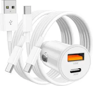 48W USB C Car Charger for iPhone 17 16 15 Pro Max 48W Dual Port USB-C & USB-A Car Fast Charging Adapter 2X3FT C to C Cable & A to C Carplay Cable for iPhone 17 16 15 Series/iPhone Air iPad 48W USB C Car Charger for iPhone 17 16 15 Pro Max 48W Dual Port USB-C & USB-A Car Fast Charging Adapter 2X3FT C to C Cable & A to C Carplay Cable for iPhone 17 16 15 Series/iPhone Air iPad