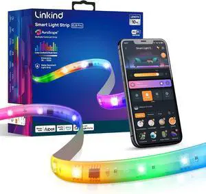 10ft Smart LED Strip Lights - AuraScape Segmented Color Changing WiFi Light Strip - Compatible with Alexa & Google Home - DIY Dynamic Lighting for Bedroom Living Room Gaming Setup & Kitchen 10ft Smart LED Strip Lights - AuraScape Segmented Color Changing WiFi Light Strip - Compatible with Alexa & Google Home - DIY Dynamic Lighting for Bedroom Living Room Gaming Setup & Kitchen