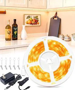 Under Cabinet Lighting 20Ft LED Strip Lights Kit with Dimmer Control for Kitchen Cabinet Shelf Counter 360 LEDs Rope Light Flexible Cuttable Light Strips for DIY Under Cabinet Lighting 20Ft LED Strip Lights Kit with Dimmer Control for Kitchen Cabinet Shelf Counter 360 LEDs Rope Light Flexible Cuttable Light Strips for DIY