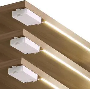 3 Pack COB LED Strip Lights 3.3ft 320 LEDs Battery Powered LED Strip Lights Dimmable Cuttable light strips for Shelves Under Cabinet Lighting Closet Cordless Click Light 4000K Natural White 3 Pack COB LED Strip Lights 3.3ft 320 LEDs Battery Powered LED Strip Lights Dimmable Cuttable light strips for Shelves Under Cabinet Lighting Closet Cordless Click Light 4000K Natural White