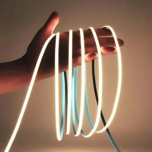 COB LED Strip Light 16.4FT 12V 4000K Narrow Width 5mm Super Bright CRI 90+ Dotless LED Tape Light 400LEDs/M Cuttable Flexible Dimmable Light Strip for Indoor Home Decor (No Power Supply) COB LED Strip Light 16.4FT 12V 4000K Narrow Width 5mm Super Bright CRI 90+ Dotless LED Tape Light 400LEDs/M Cuttable Flexible Dimmable Light Strip for Indoor Home Decor (No Power Supply)