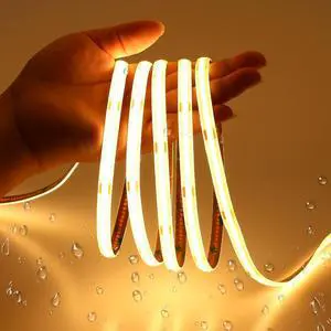 12V COB LED Strip Light Waterproof 20FT/6M 2700K Warm White CRI 90+ 320LEDs/M Dotless Uniform Bright Dimmable LED Tape for Kitchen Cabinet Counter Shelf Stair (LED Strip Only) 12V COB LED Strip Light Waterproof 20FT/6M 2700K Warm White CRI 90+ 320LEDs/M Dotless Uniform Bright Dimmable LED Tape for Kitchen Cabinet Counter Shelf Stair (LED Strip Only)