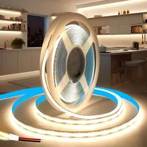 COB LED Strip Lights 16.4ft/5m 12V LED Light Strip Neutral White 4000K Under Cabinet Lighting Super Bright Flexible Tape Lights for Bedroom Mirror Kitchen Living Room(Power Supply Not Included) COB LED Strip Lights 16.4ft/5m 12V LED Light Strip Neutral White 4000K Under Cabinet Lighting Super Bright Flexible Tape Lights for Bedroom Mirror Kitchen Living Room(Power Supply Not Included)
