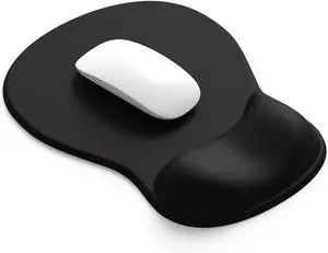 ErgoComfort Gel Wrist Rest Mouse Pad-Ergonomic Office Mousepad with Wrist Support-Non-Slip Design Desk Accessories Mat for Home&Game Decor (01Black) ErgoComfort Gel Wrist Rest Mouse Pad-Ergonomic Office Mousepad with Wrist Support-Non-Slip Design Desk Accessories Mat for Home&Game Decor (01Black)