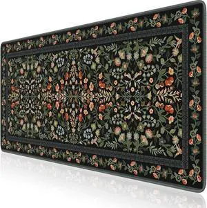 Desk Mat for Keyboard and Mouse Large Mouse Pad Desk Pad Mat Anti-Slip Big Mousepad with Stitched Edges for Computer Desktop(Floral) Desk Mat for Keyboard and Mouse Large Mouse Pad Desk Pad Mat Anti-Slip Big Mousepad with Stitched Edges for Computer Desktop(Floral)