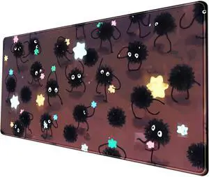 Desk Pad Anime Black Pom Poms Gaming Mouse Pad Large Star Designs Desk Office Decor Exclusive Beautiful Girls Mouse Pad for Women Desktop with Stitched Edges Non-Slip Computer Mat 31.5x11.8In Desk Pad Anime Black Pom Poms Gaming Mouse Pad Large Star Designs Desk Office Decor Exclusive Beautiful Girls Mouse Pad for Women Desktop with Stitched Edges Non-Slip Computer Mat 31.5x11.8In